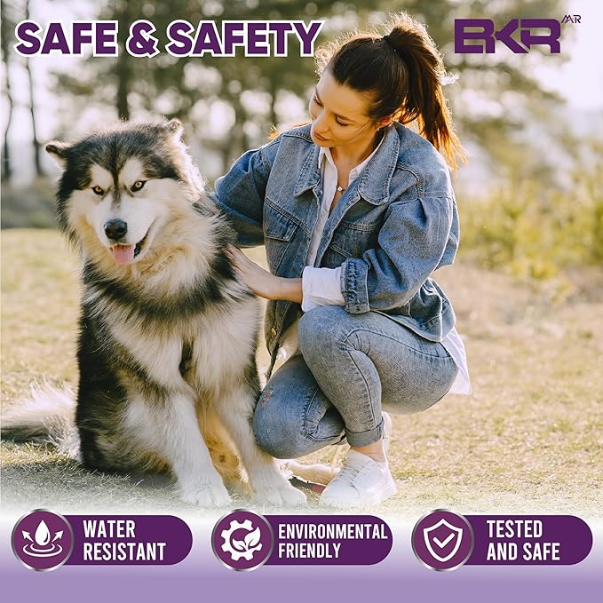 Flea Collar for Dogs – 8-Month Natural Flea & Tick Prevention, Adjustable One Size Fits All, Safe and Effective Dog Flea Collar