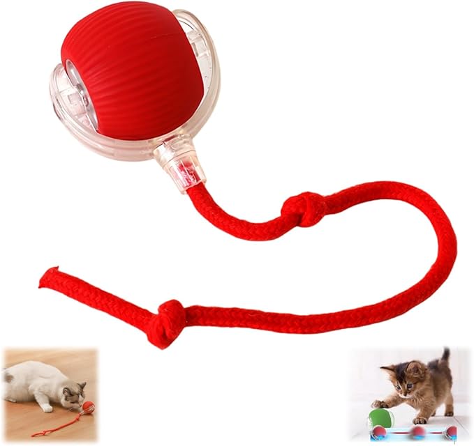 Interactive Cat Toy Ball, Active Smart Rolling Balls for Cat, Electric Toy Balls for Indoor Cats