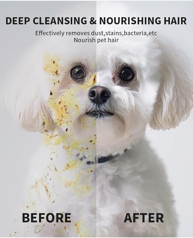 Cleaning Glove for Dog and Cat, Wipes Gloves for Dog and Cat Fur Face, Ear, Eye, Paws Cleaning Wipes Pet Wash Free Gloves, Grooming Wipes for Pet No Rinse Thick Dog Wipes Gloves (6 PC)