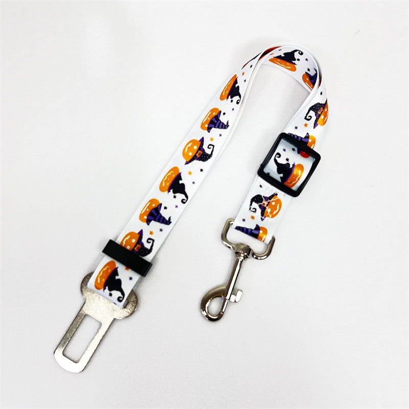 Pet Dog Cat Seat Belts, Car Headrest Restraint Adjustable Safety Leads Vehicle Seatbelt Harness