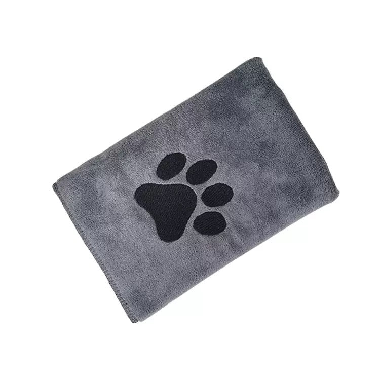 Bone Dry Pet Grooming, Embroidered Microfiber Towel Drying Collection, 15x30,Pet towels