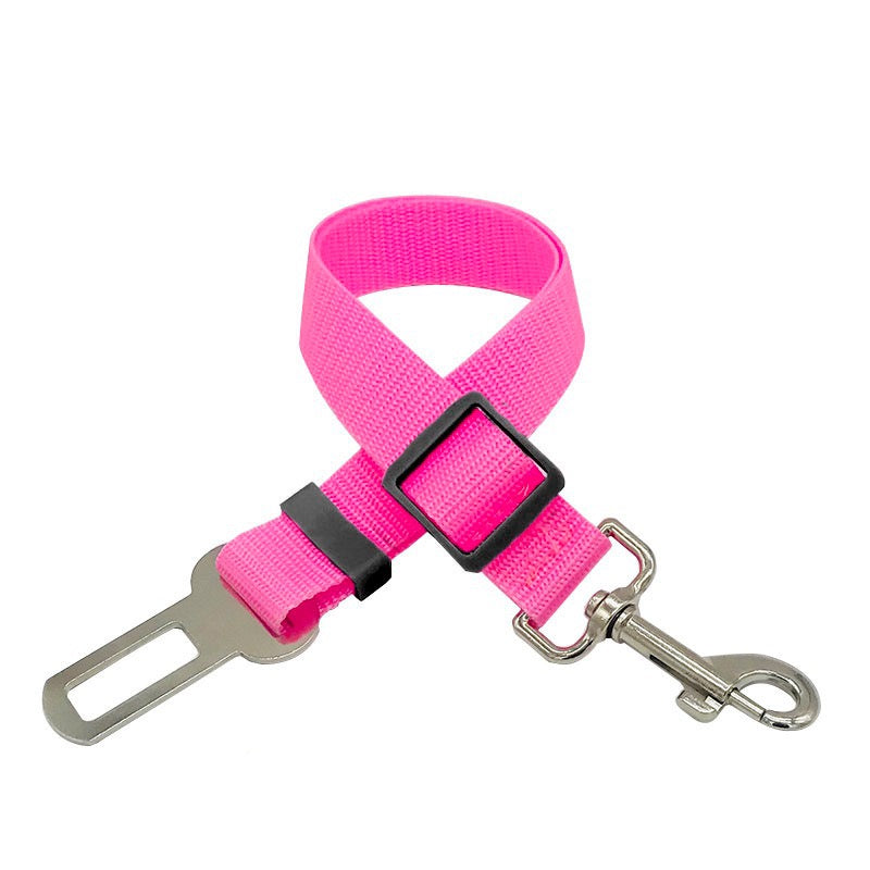 Pet Dog Cat Seat Belts, Car Headrest Restraint Adjustable Safety Leads Vehicle Seatbelt Harness