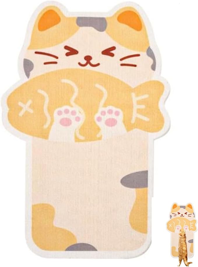 Cat Scratch Pad, Durable Cat Scratcher, Anti-Scratch Furniture Protector, Multi-Scene Use for Walls, Doors, Sofas