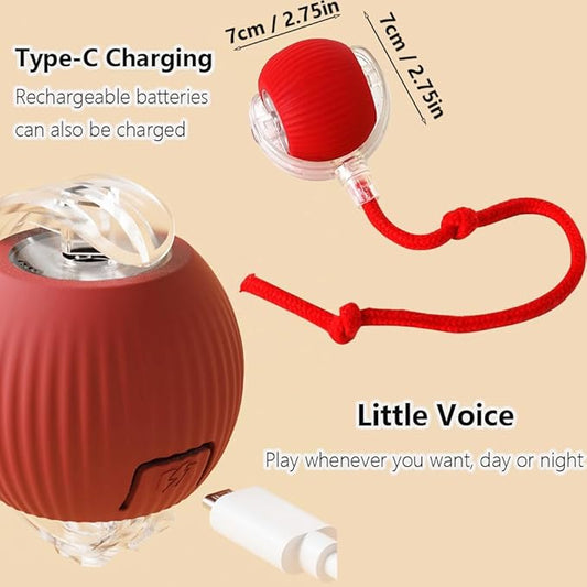 Interactive Cat Toy Ball, Active Smart Rolling Balls for Cat, Electric Toy Balls for Indoor Cats