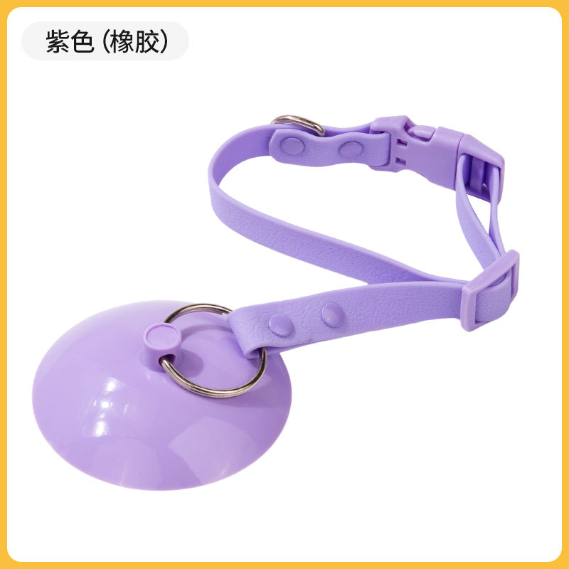 Pet Bathing Suction Cup Holder Dog Grooming Tool Cat Dog Bathing Leash Wall Mount Stabilize Pet