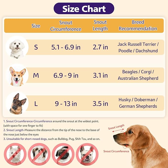 Dog Muzzles Anti Barking Adjustable Muzzle Breathable Dog Mouth Cover Gentle Cloth Dog Muzzle Cute Funny Dog Muzzles