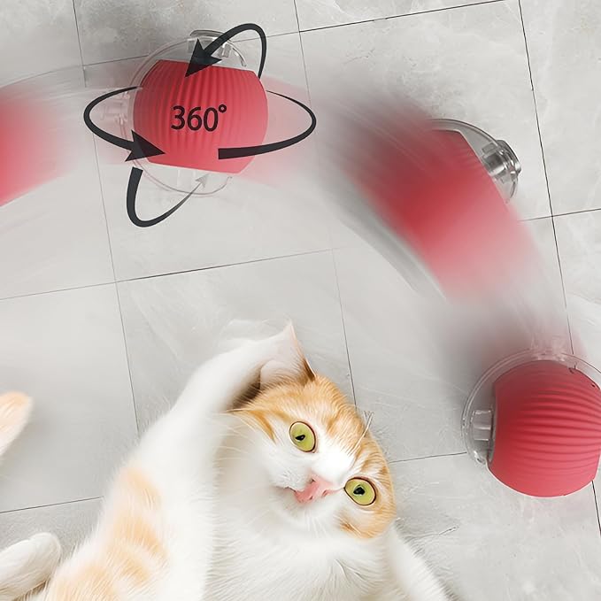 Interactive Cat Toy Ball, Active Smart Rolling Balls for Cat, Electric Toy Balls for Indoor Cats