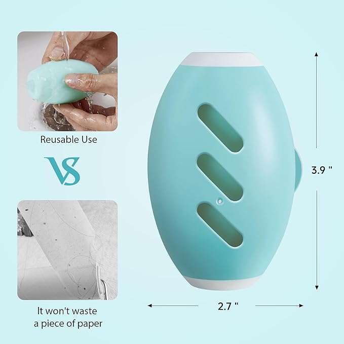 Washable Reusable Gel Lint Roller for Pet Hair，Portable Mini Dog Cat Pet Hair Remover for Clothes，Laundries ，Dust Fuzz Fur -Sticky Cleaner- Small Travel Animal Fur Removal Tool